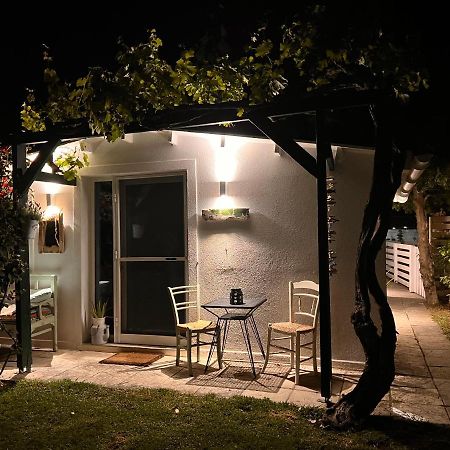 Ferienwohnung Under The Vine Garden House Platánion Exterior foto